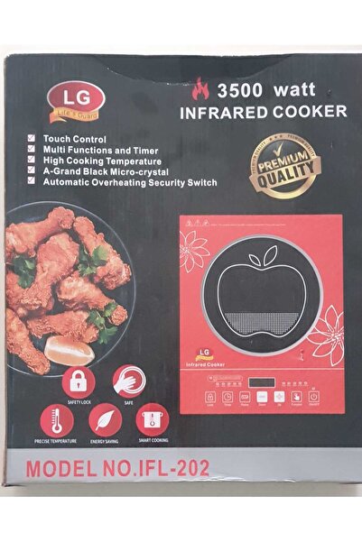 LG KGC LG TEK GÖZLÜ İNFRARED 3500 W ELEKTRİKLİ OCAK