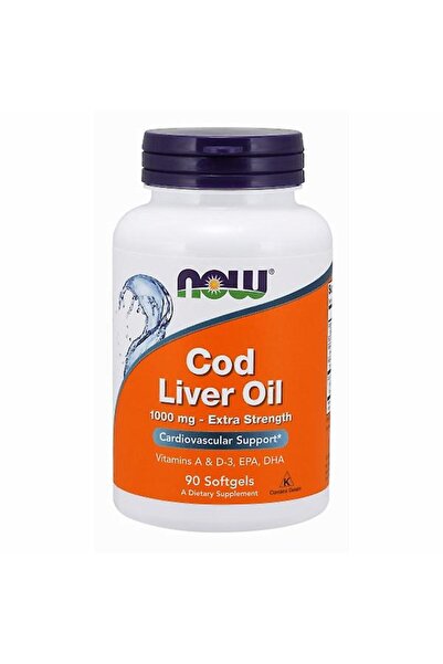 Now Cod Liver Oil 1000 Mg Soft Gel Caps 90S