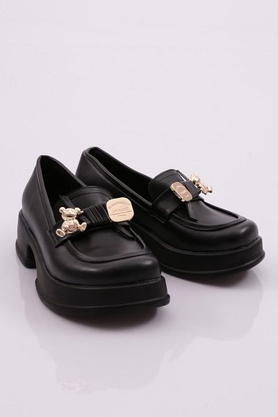 DGN Μαύρο γυναικείο loafer - 4341535