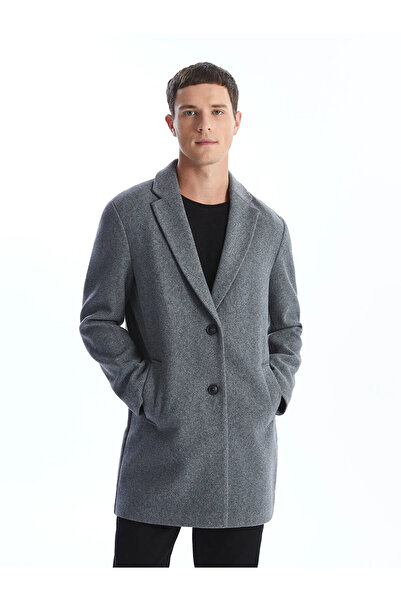 LC Waikiki Vision  Standart Kalıp Ceket Yaka Erkek Kaşe Kaban