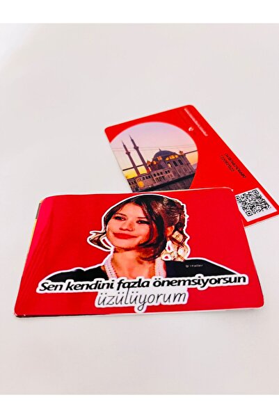 APEXİ KONUŞAN EĞLENCELİ İSTANBUL KART STİCKER KAPLAMA AŞKI MEMNU BİHTER ZİYAGİL