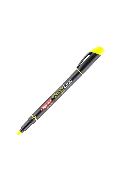 Bigpoint Yellow Highlighter Highlight Pen - Water Based and Dry Resistant, Pocket Type