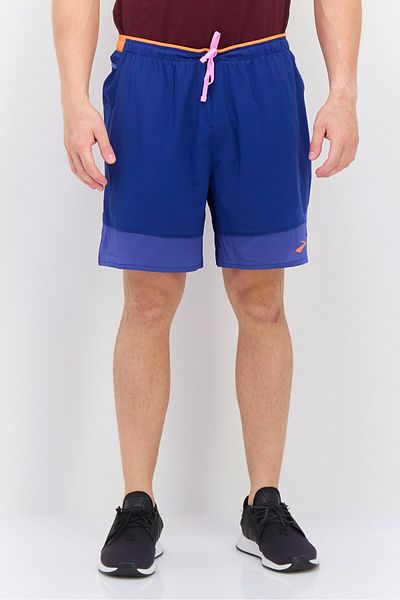 Brooks Men Sportswear Fit Drawstring 7 Inseam Running Shorts, Blue