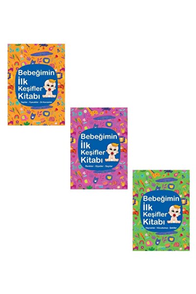 Bebeğimin İlk Keşifler Kitabı Seti 3 Kitap