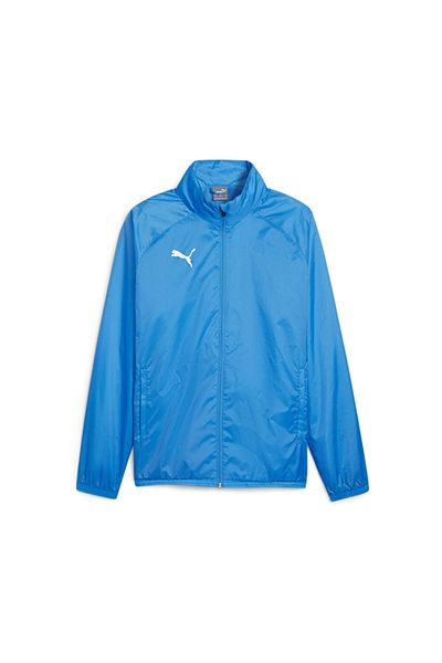 Puma Pelernă de ploaie pentru antrenament fotbal pentru bărbați Teamgoal All Weather Jkt 65903802   Albastru