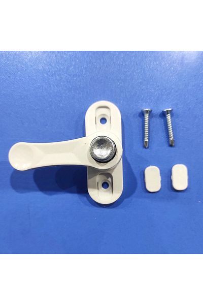 Bijutek 5 Pcs Child Safety Latch - Pvc Door, Window, Pimapen, Button Lock, Burglar Security