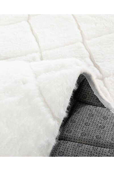 English Home Soft Touch Rabbit Pelüş Halı Bej