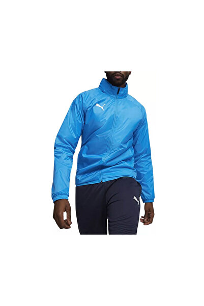 Puma Teamgoal All Weather Jkt Erkek Futbol Antrenman Yağmurluk 65903802 Mavi