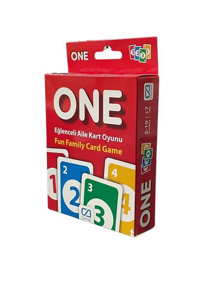 CA Games ONE 7+ Yaş Çocuklar için Süper Eğlenceli 2-10 Kişilik Aile Kart Oyunu