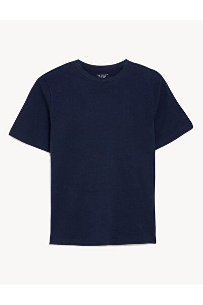 Marks & Spencer Saf Pamuklu Kısa Kollu T-shirt