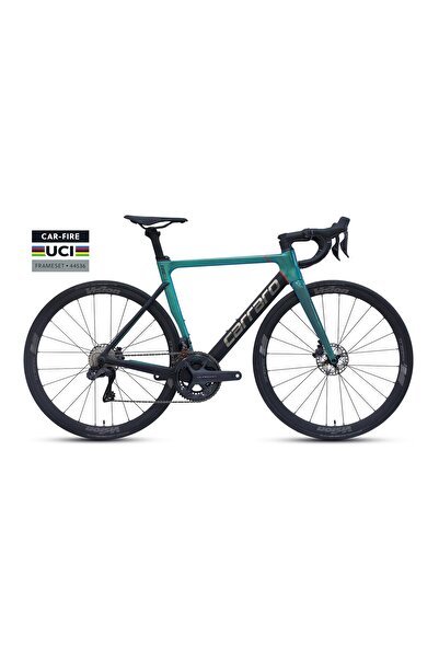 Carraro Fire C3.3 UCI Aero Yol Bisikleti 51 Cm 24 Vites Turkuaz-Mat Siyah