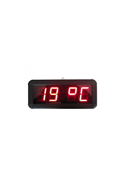 SANEC Displayli Dijital Saat (kasa: 7x17 Cm - Kırmızı)