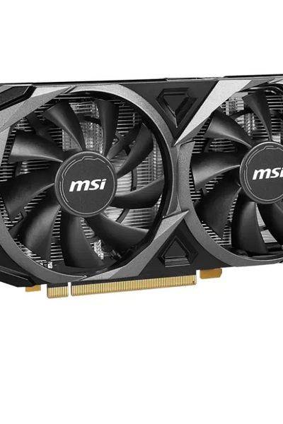 MSI بطاقة رسومات Geforce Rtx3050 Ventus 2x Xs 8g Oc Gddr6 128bit Dx12 (لألعاب)