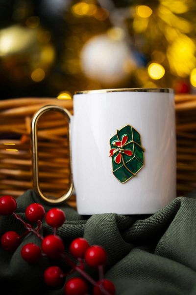 ACAR Lisburn New Year Green Gift Box Mug - 190 ml