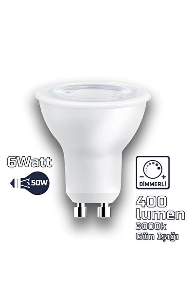Edison GU10 220V 6W 3000K COB LED AMPUL ERD-284