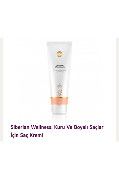 Siberian Wellness Kuru ve Boyalı Saçlar için Saç Kremi