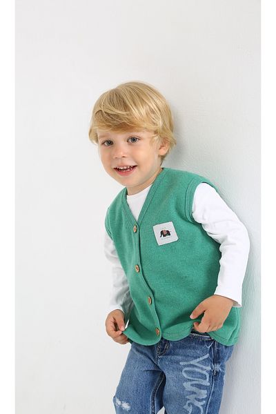 Luggi Baby V-Neck Baby Vest