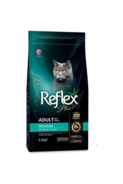 Reflex Plus Tavuklu Kısır Yetişkin Kedi Maması 1,5 KG