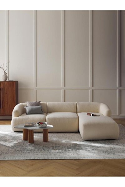 innature Wolke Modüler Köşe, Özel Teddy Kumaş Yumuşak Soft Oturum - Home