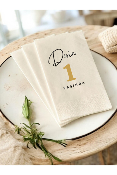 Puppetzzz Doğum Günü Peçetesi İsimli 20 Adet