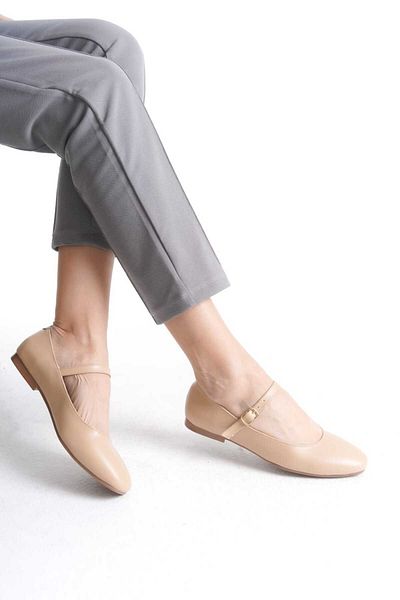 İDOL SHOES BALERINI CU BARRET DE PIELE VEGANĂ