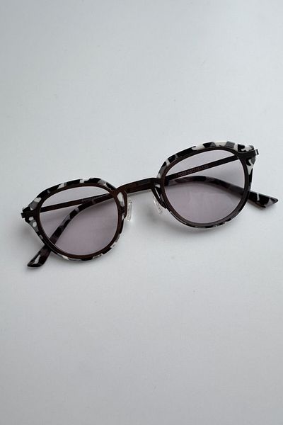DSN Black Glass Leopard Frame - Bold Sunglasses