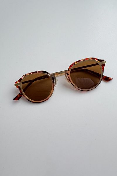 DSN Leopard Patterned Bold Sunglasses
