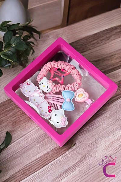 Cinderella Set de agrafe pentru fete Hello Kitty din 6 piese - Agrafe de păr ...