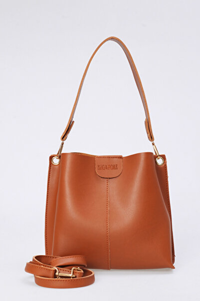 bag&more Kadın Taba Çanta,Fular saplı Çanta, Saplı Omuz Çantası, Çanta El Çanta