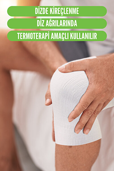 Feelflex Sıcak Tutan Yün Dizlik Bandaj, Diz Ve Eklem Ağrısı, Kışlık Dizlik, K...