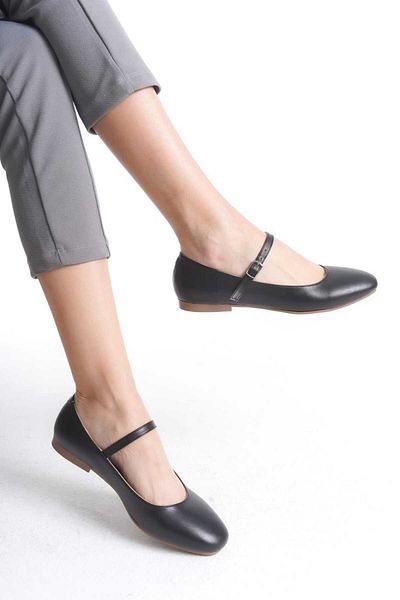 İDOL SHOES BALERINI CU BARRET DE PIELE VEGANĂ