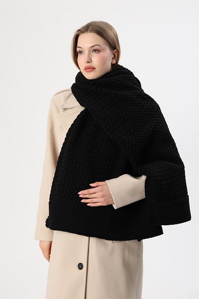 Sheilar Basket Knitted Knitwear Shawl