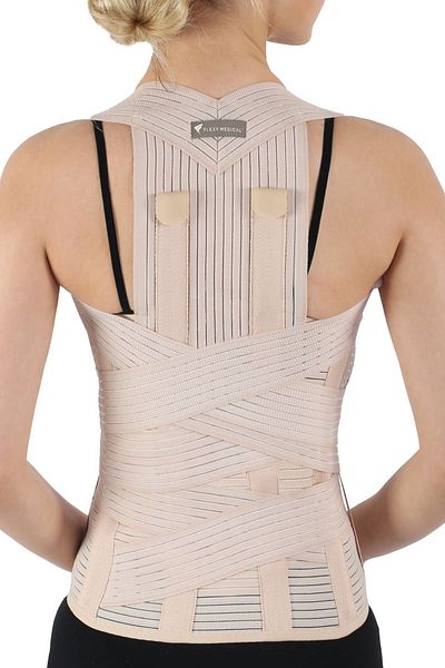 Flexy Medical Dorsolomber Corset - Waist Pain and Upright Posture Support, Posture Correction and Back Corset