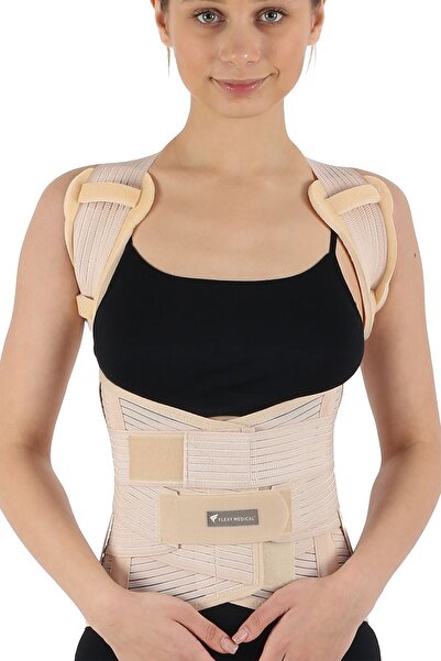 Flexy Medical Dorsolomber Corset - Waist Pain and Upright Posture Support, Posture Correction and Back Corset