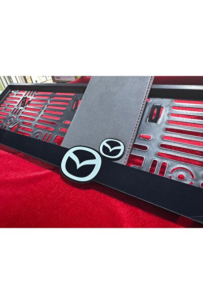 ATTA PAZARLAMA Parlak Pleksi Markalamalı Büyük Logolu Ruhsatlıklı Mazda Çift ...