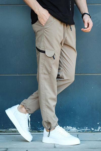 Oksit Bl 2111 Kort Parachute Pantaloni de trening pentru bărbați, cu șnur drept, cu buzunar cargo tactic