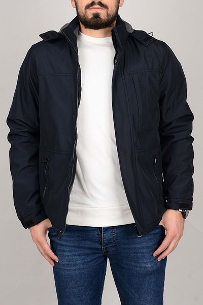 TANİŞ GİYİM Ανδρικό Ripstop Water Repellent Fabric Mountain Coat με Fleece εσωτερικά