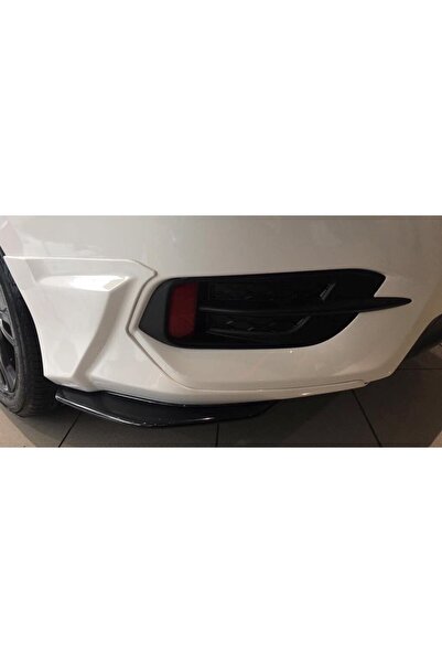 HYM TUNİNG Honda Civic Sedan Fc5 Kasa Arka Tampon Altı Flap Seti 2016 2019, S...