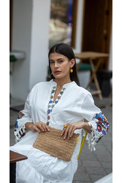 Miss Boheme Nakışlı Elbise
