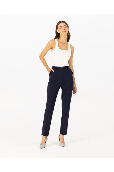 SEÇİL High Waist Classic Fit Pants