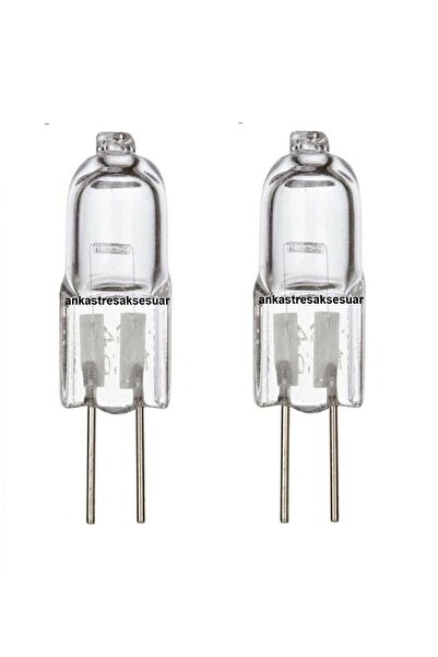 Silverline Esty Ukinox Davlumbaz için Lamba 2 Adet 12V Halojen Spot içi Lambası İğne Uçlu Kapsül Ampul