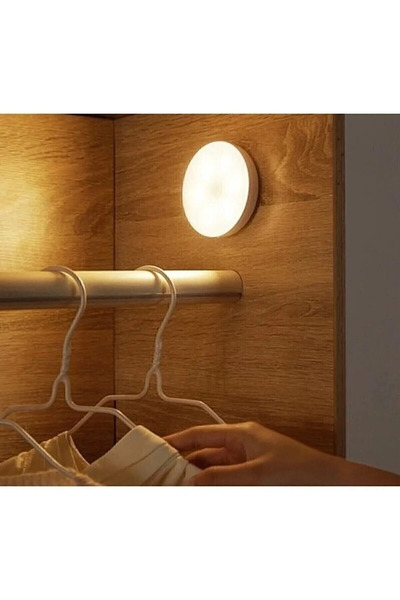 POINTTECH 4 ADET Hareket Sensörlü Usb Şarjlı Beyaz Led Işık Lamba (SENSÖRLÜ)