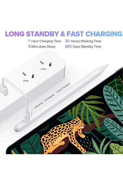 MMPSHOP Samsung Galaxy Tab A9 Plus 11 inch SM-X210 Compatible Touch Active Stylus Pen for Drawing and Design