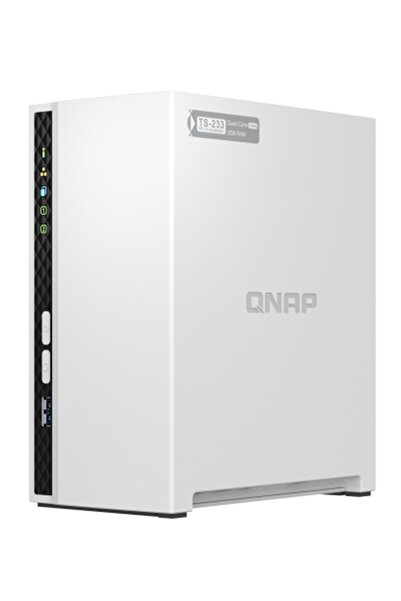 Qnap TS-233 2 YUVALI 2GB DEPOLAMA ÜNİTESİ (Resmi Distribütör Garantili)