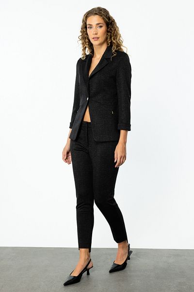 Ekol Glittery Elastic Waist Trousers
