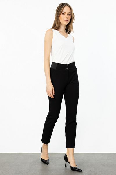 Ekol Skinny Leg and Thick Waist Elastic Trousers