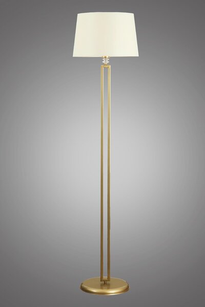 Taşcan Aydınlatma Arvin Tekli Eskitme Taşlı Lambader Krem Şapka