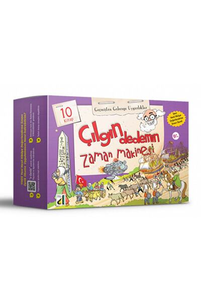 Damla Yayınevi Çılgın Dedemin Zaman Makinesi-2 ( 4.sınıf ) : Geç. Gel.uygarlıklar (10 KİTAP) 9786053834458