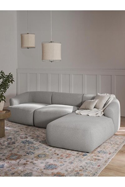 innature Wolke Modüler Köşe, Özel Bukle Kumaş Yumuşak Soft Oturum - Home