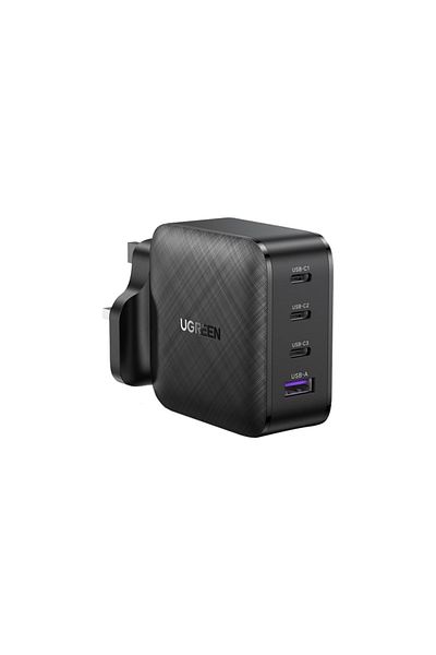 Ugreen 65W Wall Charger 3C1A UK - Space Gray